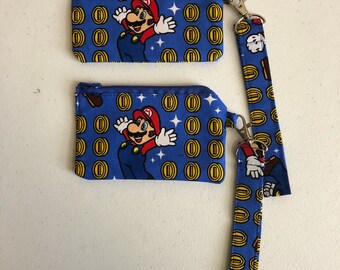 Mario small zippered pouch