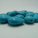 SALE Chalk Turquoise (Dyed/Stabilized) Blue 13x9mm-14x10mm Puffed Teardrop Beads-S