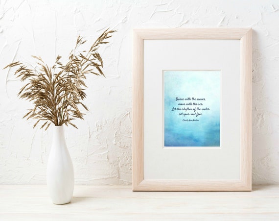 Dance with the Waves Ocean Print