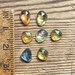 Multicolor sapphire freeform rosecut gemstones parcel 7 pieces 7.42ct
