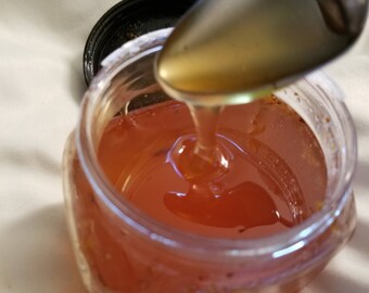 Raw Honey Local Unfiltered 1 pound Jar produced in Western Pennsylvania Know your Beekeeper natural pure contains pollen