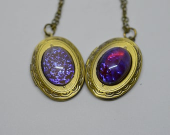 Dragon's Breath Opal Locket