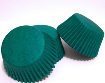 Green Baking Cups- Choose Set of 50 or 100