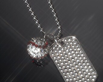Custom Crystal Sports Jewelry