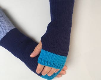 English Breakfast Merino Wool Fingerless Gloves