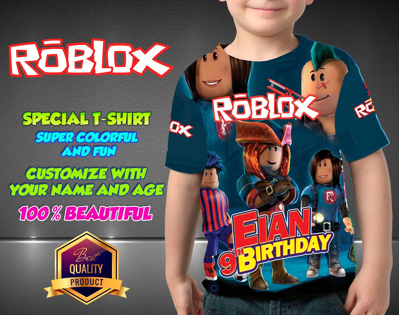 personalized roblox shirt