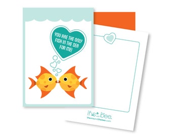 Only Fish for Me ~ mini card
