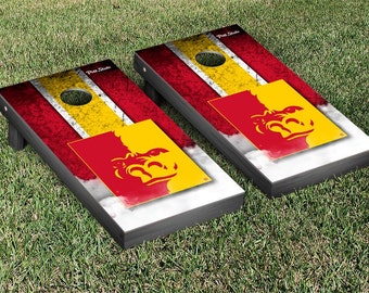 Pittsburg State University Gorillas Cornhole Game Set Stripe Designs