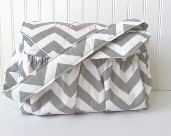 Personalized Large Chevron Padded Compact Camera Bag with Adjustable Strap Digital Canon Rebel T3i EOS 55mm