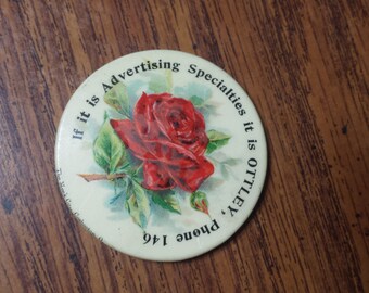 Antique Celluloid Advertising Pocket Mirror If It Is Advertising It Is Ottley