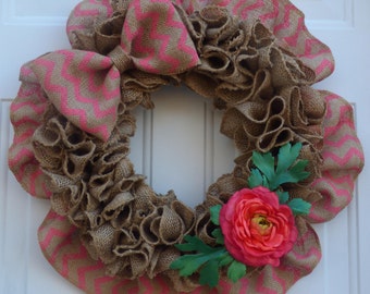 Summer Wreaths for Front Door Modern Wreath Summer Burlap Wreath Summer Door Wreaths Summer Decorations Summer Door Decor Gift for Mother