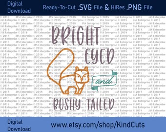 bright eyed and bushy tailed shirt