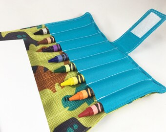 Crayon Wallet Dinosaurs, Birthday Party Favor