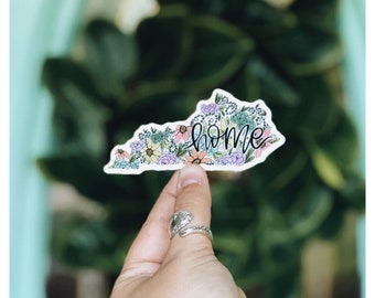 Floral State Stickers / / Kentucky Sticker / / State floral / / State sticker / / State Decal / / Tennessee Sticker / / Alabama