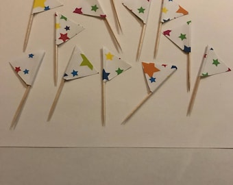 Stars cupcake toppers