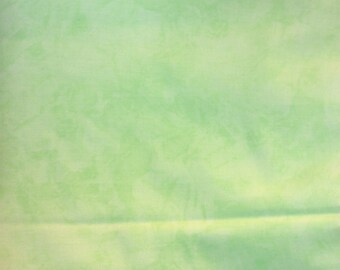Minty green molted fabric