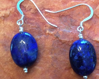 Flashy Labradorite Dangle Earrings