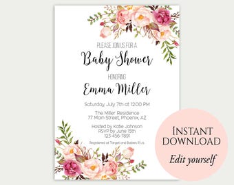 baby shower invatation