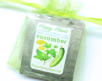 Hand Cream Sampler FARMERS MARKET 8 Scents Happy Hands Scented Shea Butter Hand Cream Knitters Trial Size Stocking Stuffer Party Favors