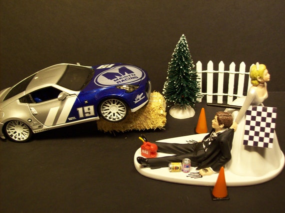 Race Car Wedding Cake Toppers Race Car Wedding Cake Toppers