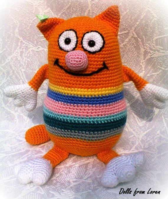 crochet plush cat