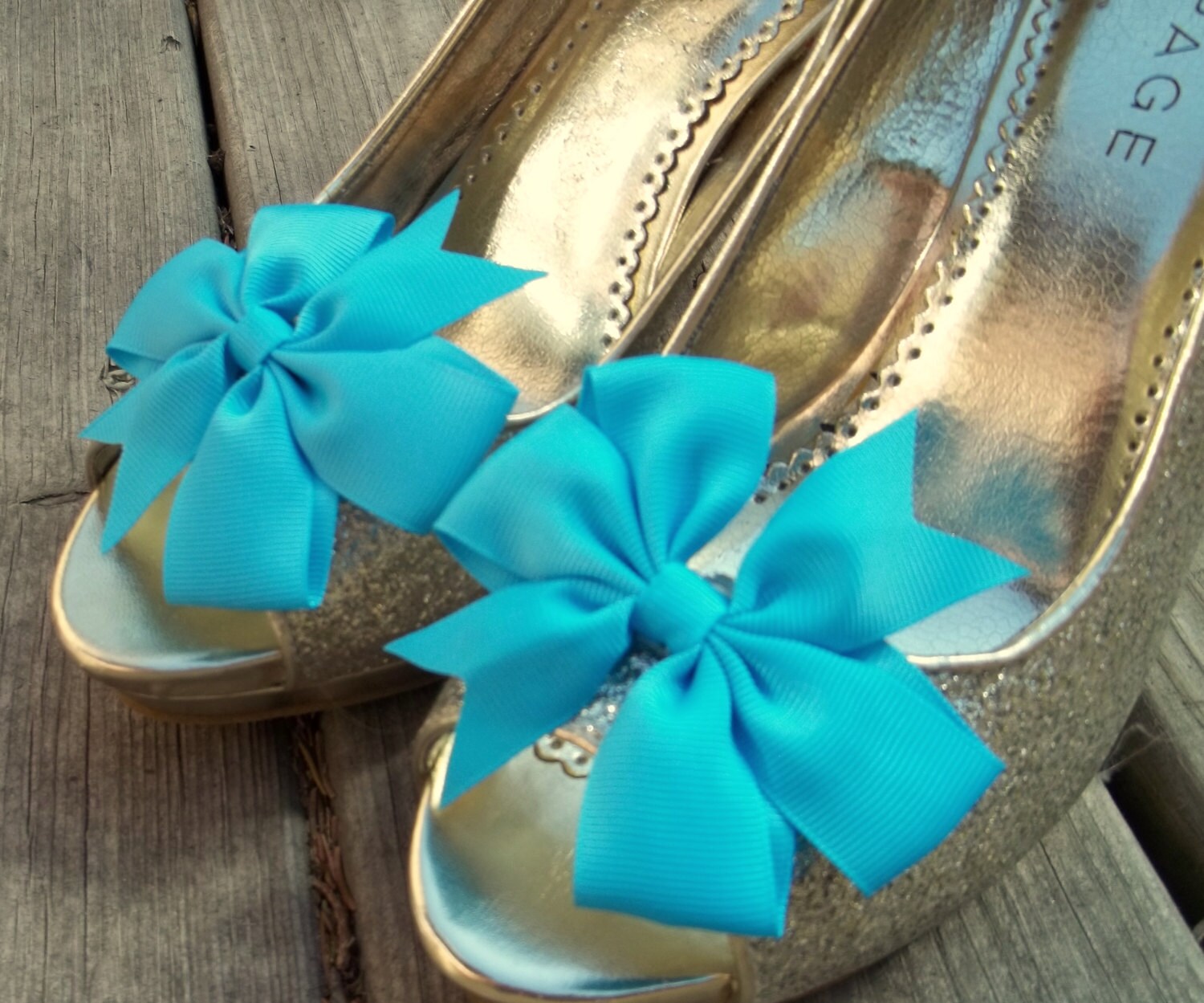 Wedding Shoe Clips Bridal Shoe Clips Grosgrain Bow Shoe