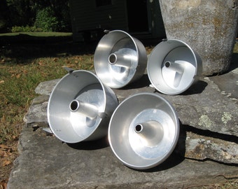 Vintage Metal Bakeware Bundt Pans Sold Individually Wear-Ever and Angelaire Junior