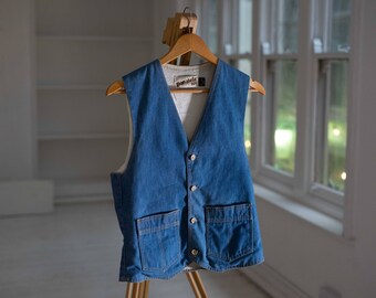 Levi's 1970's Panatela Denim Waistcoat