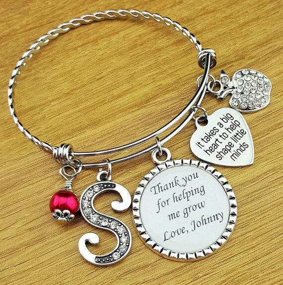 Teacher Appreciation Gift Teacher Gifts Teacher Bracelet Daycare Provider Gift Daycare Gift Babysitter Gift Gift for Babysitter Nanny Gift