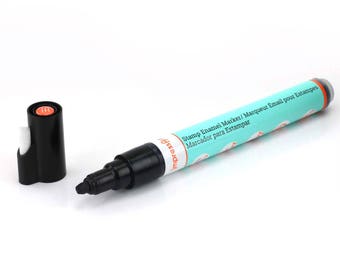 Impressart Stamping Enamel Marker Pen With Water Resistant Black Acrylic Ink ~ For Professional Hand Stamping Projects