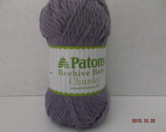 Patons Beehive Baby Yarn ~ # 5 Chunky ~ Vaster Violet (knitting) 100 grams/3.5 oz ~ 120 yards/109 Meters