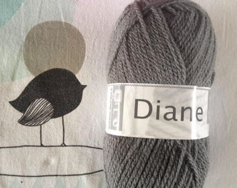 WOOL DIANE ash - white horse