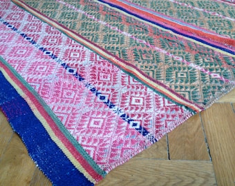 Unique Vintage Peruvian Rug / Blanket