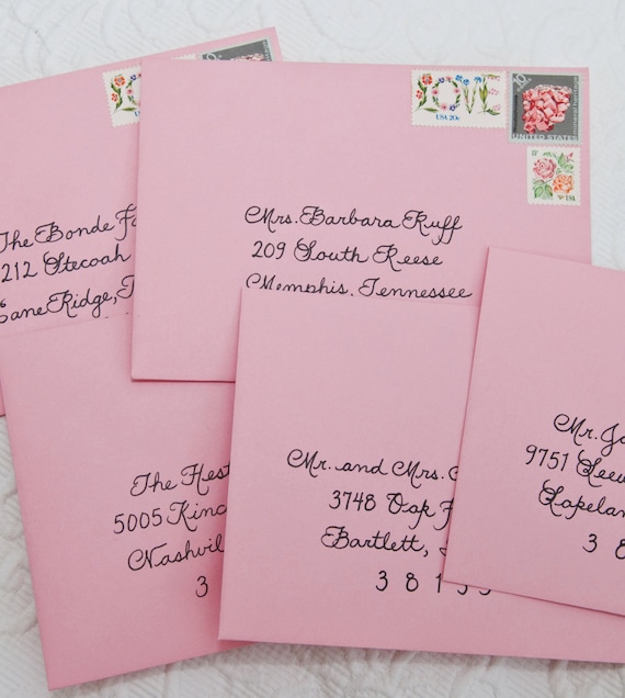 Addressing Baby Shower Invitations 1