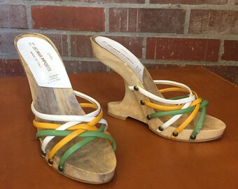 Abstract Strappy Heels