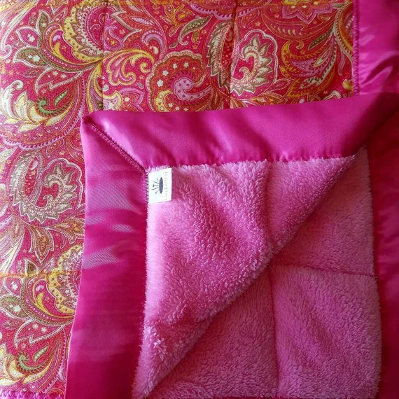 Weighted Blanket // Minky Cover + Cotton Cover (25 lbs ...