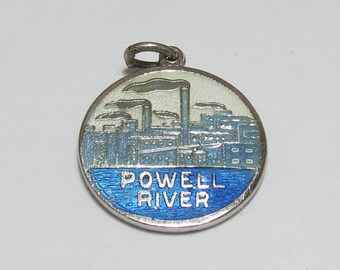 Vintage Sterling Silver Powell River BC Charm