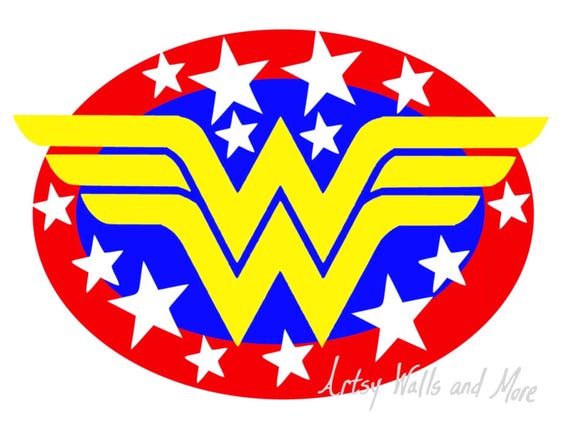 Download SVG PNG Jpg file Wonder Woman Super Hero clipart cut file for