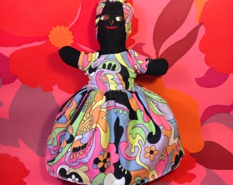 Topsy Turvy Doll - Vintage Doll - Jamaican Doll - Caribbean - Double Ended Doll - Black Doll