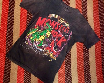 1988 Vintage Van Halen Monsters of Rock Tour Shirt