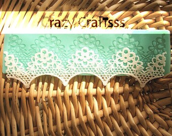 CLEARANCE-Silicone lace mold for cake fondant / chocolate - # M016 lace mold for cake fondant, baking tools, bakery tools, decoration