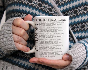 Outlander Coffee Mug Skye Boat Song JAMMF Jamie Fraser