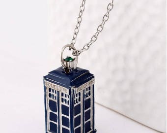 Tardis these police box dr who necklace