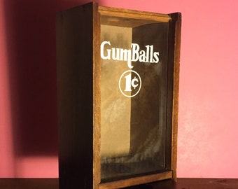 Vintage 1 Cent Gumball Dispenser