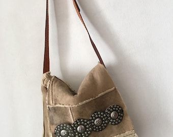 New recycled bag , hand made vintage style made in USA.