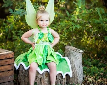 Tinkerbell Dress Fairy Dress Tinkerbell Birthday Peter