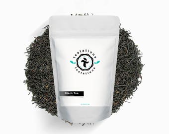 BLACK TEA COLLECTION - Gift For Tea Lover - Tea Gift Set - Loose Lesf Tea Sample - 8 x 10g Bags