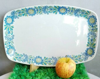Figgjo Flint Norway Serving Plate "Tor Viking" Pattern, 34 cms. Designed by Turi Gramstad Oliver.