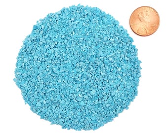 Crushed Turquoise Stone Inlay, Lab Created, Medium, 1/2 Ounce