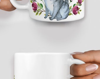 Custom name cat mug - Christmas mug - Funny mug - Rude mug - Mug cup 4P133